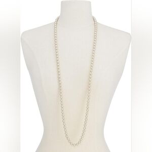 Charter Club Silver-Tone Imitation Pearl Necklace, 42"